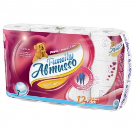 TP 3vr Family Almusso celulóza 15m TP 3vr Family Almusso celulóza 15m - Papírová hygiena Toaletní papír 3 až 4 vrstvý
